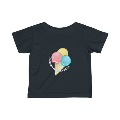 I Scream For Ice Cream Infant Fine Jersey Tee