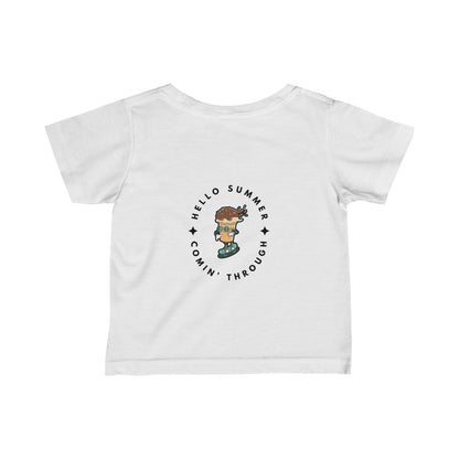 Hello Summer Comin' Through Infant Fine Jersey Tee