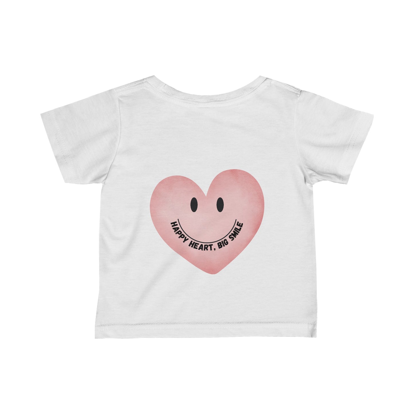 Happy Heart, Big Smile Infant Fine Jersey Tee