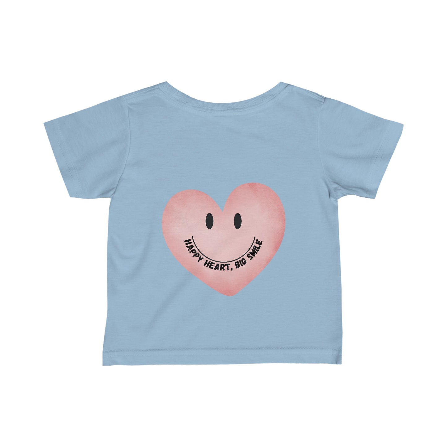 Happy Heart, Big Smile Infant Fine Jersey Tee