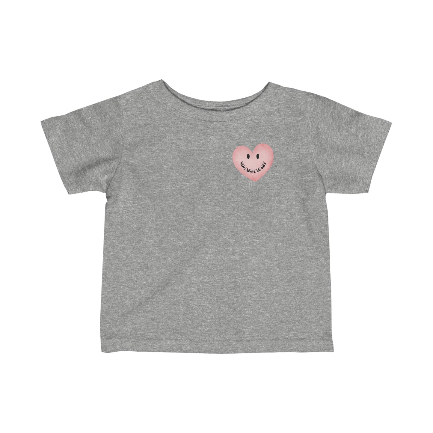 Happy Heart, Big Smile Infant Fine Jersey Tee