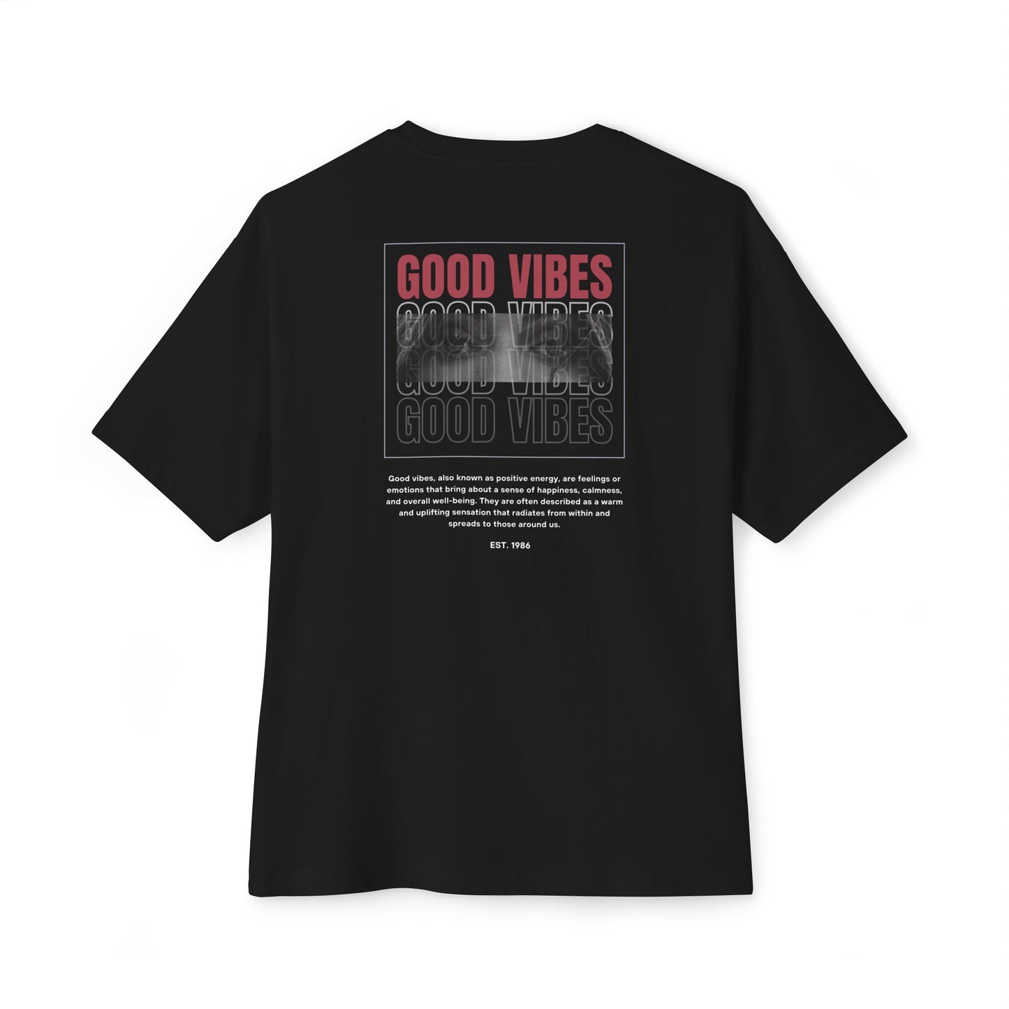 Good Vibes Men's Oversized Boxy Tee