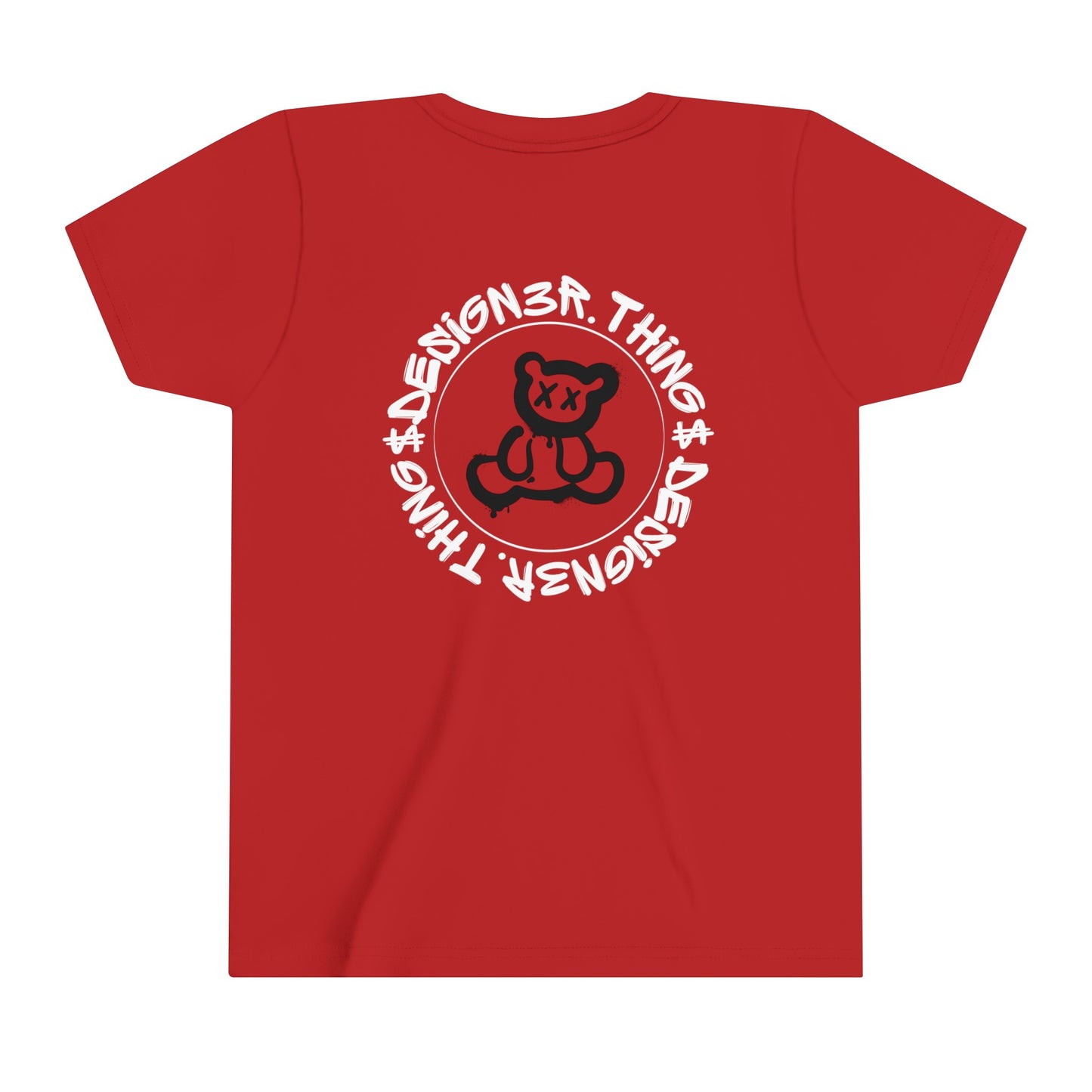 Design3r.Things Teddy Youth Kids Short Sleeve Tee