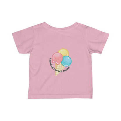 I Scream For Ice Cream Infant Fine Jersey Tee