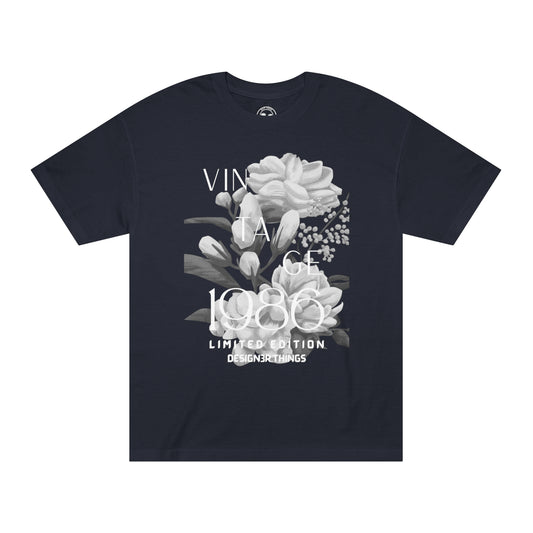 Vintage 1986 Women's Flower Graphic Tee