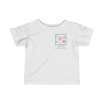 Tiny Seed Mighty Bloom Flower Infant Fine Jersey Tee