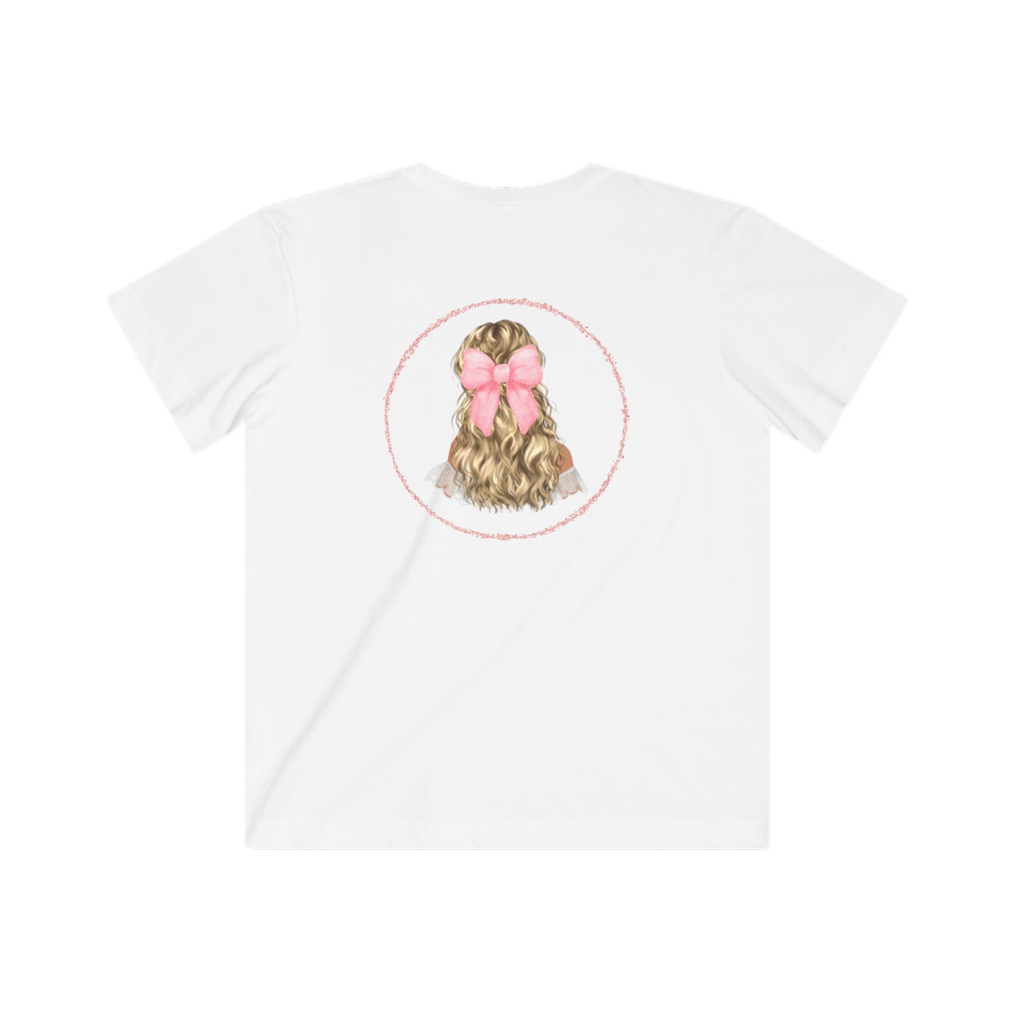 Girl with Bow Fine Jersey Tee