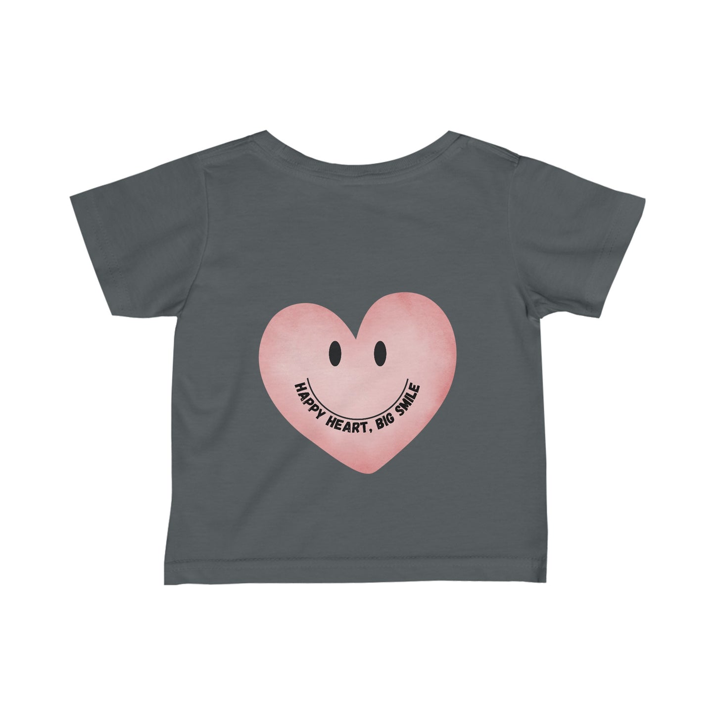 Happy Heart, Big Smile Infant Fine Jersey Tee