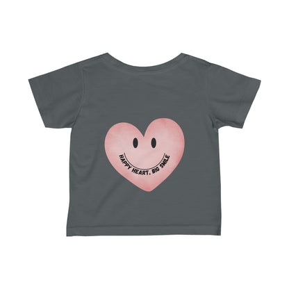 Happy Heart, Big Smile Infant Fine Jersey Tee