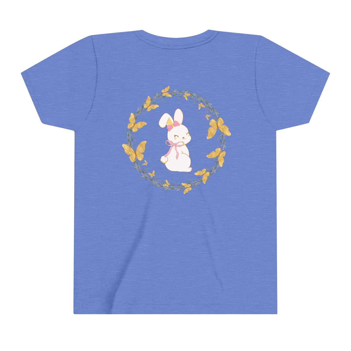 Bunny Butterfly Youth Girls' Short Sleeve Tee