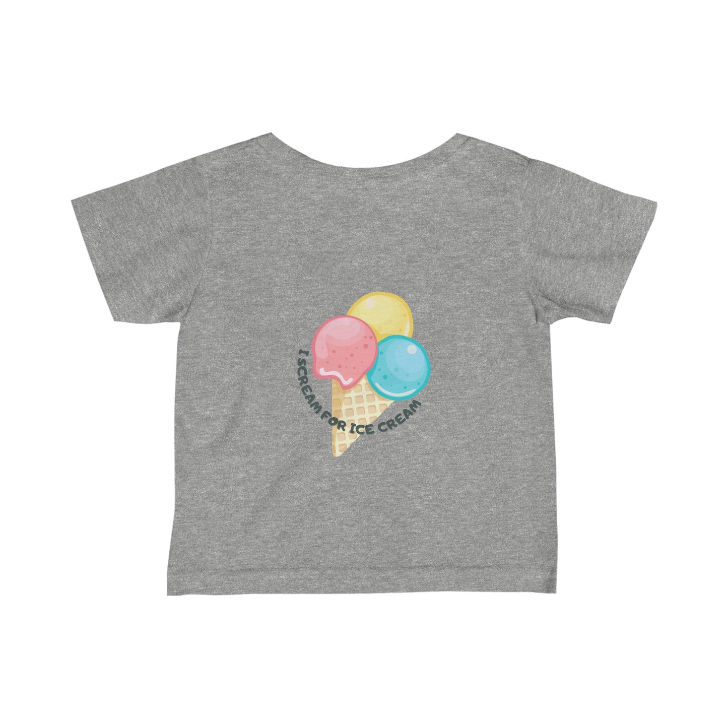 I Scream For Ice Cream Infant Fine Jersey Tee