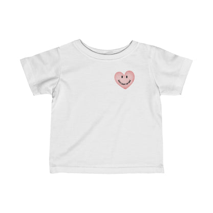 Happy Heart, Big Smile Infant Fine Jersey Tee