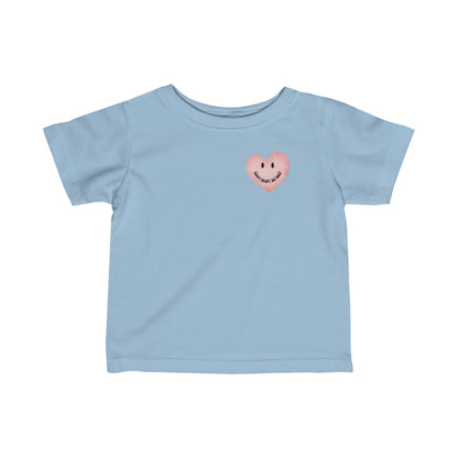 Happy Heart, Big Smile Infant Fine Jersey Tee