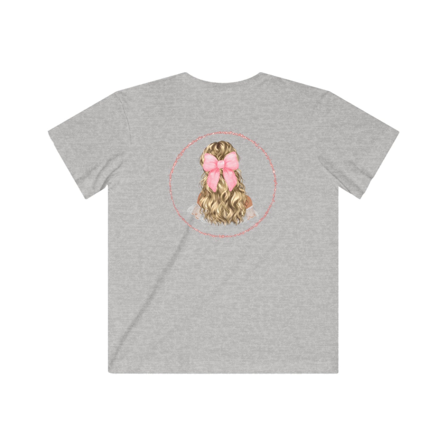 Girl with Bow Fine Jersey Tee