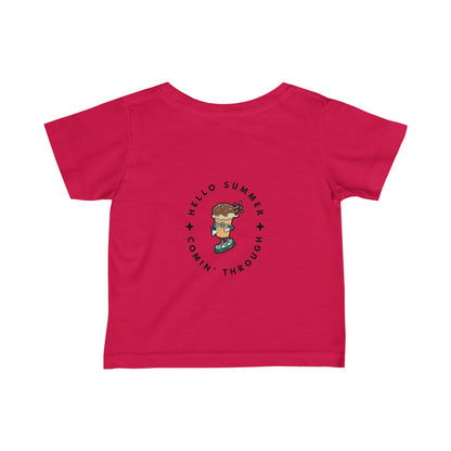 Hello Summer Comin' Through Infant Fine Jersey Tee