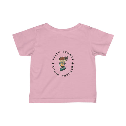 Hello Summer Comin' Through Infant Fine Jersey Tee