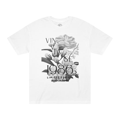 Vintage 1986 Women's Flower Graphic Tee