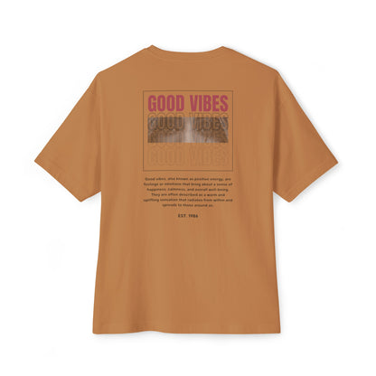 Good Vibes Men's Oversized Boxy Tee