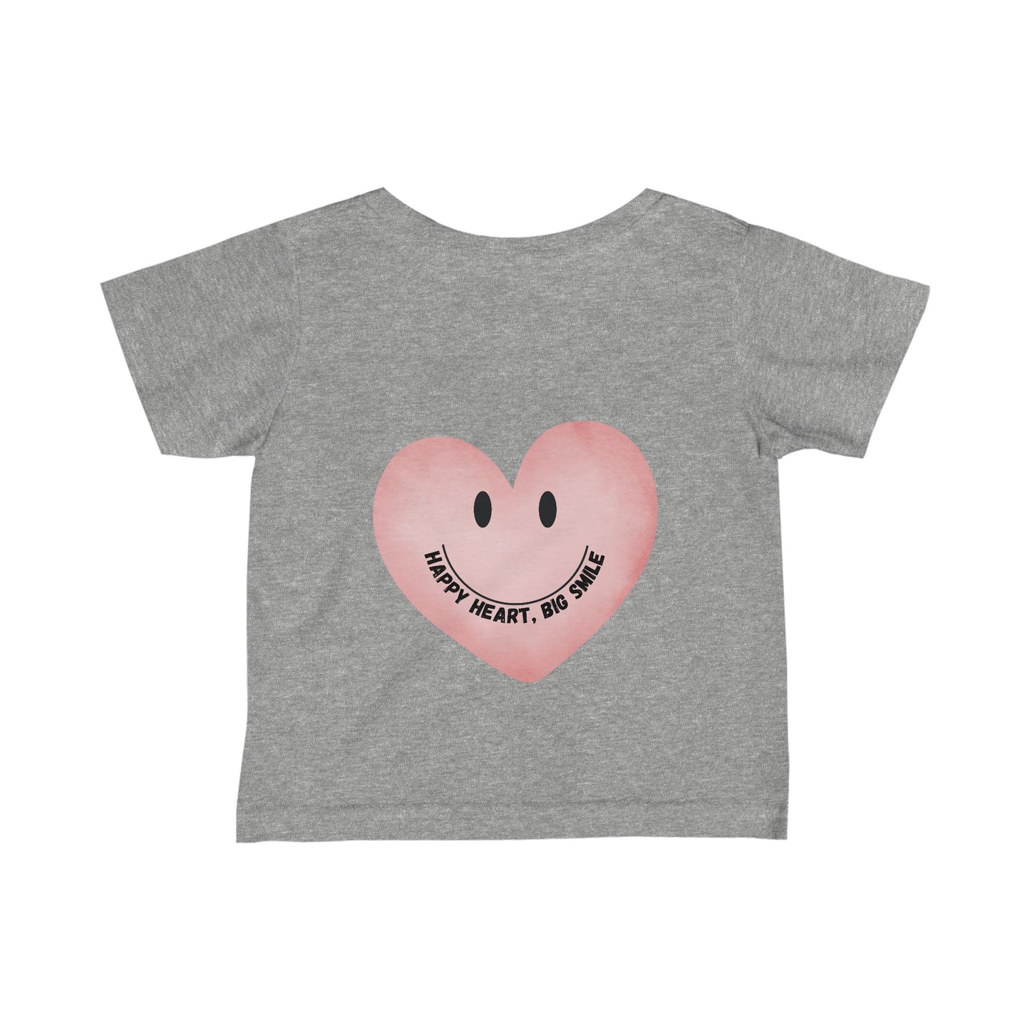 Happy Heart, Big Smile Infant Fine Jersey Tee