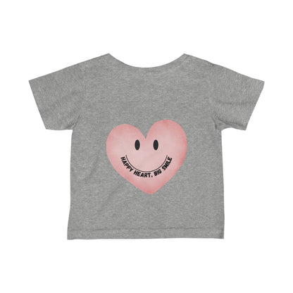 Happy Heart, Big Smile Infant Fine Jersey Tee